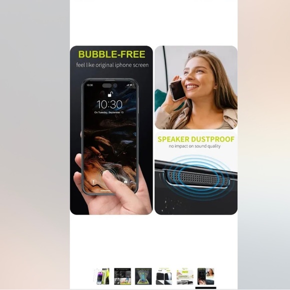 WSKEN Premium Screen Protector For iPhone 14 PRO  &  13 Pro Max 6.1" Clear 2 - Picture 4 of 5